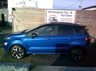 2018 ford ecosport 1.0 ecoboost 125 st-line (92550 miles) fsh, new timing belt, vgc, satnav hatch...