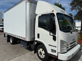 2018 isuzu npr diesel 16ft box