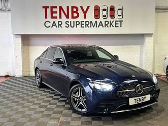 2020 mercedes-benz e class 2.0 e300de 13.5kwh amg line saloon 4dr diesel plug-in hybrid g-tronic+...