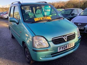 2004 vauxhall agila 1.2i 16v design edition 5dr estate petrol manual