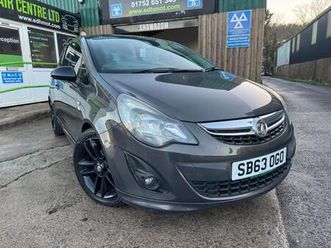 2013 vauxhall corsa 1.2 limited edition 3dr hatchback petrol manual
