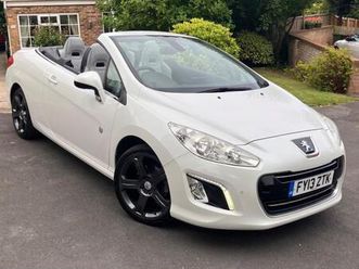 2013 peugeot 308 2.0 hdi 163 roland garros 2dr [sat nav] convertible diesel manual