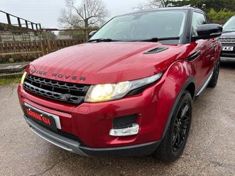 2013 land rover range rover evoque 2.2 sd4 pure 3dr [tech pack] coupe diesel manual