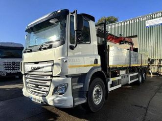 2018 daf cf-370 6x2 crane vehicle