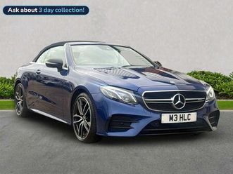 3.0 e53 mhev eq boost amg (premium plus) cabriolet spds tct 4matic+ euro 6 (start/stop) 2dr