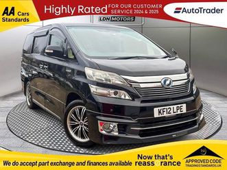 toyota vellfire 2.4 hybrid auto 7 seats