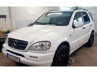 mercedes-benz ml 430 (automata) gyönyörű állapotban eladó full full extrás gyári fehér ml430 v8 4x4 230e.km