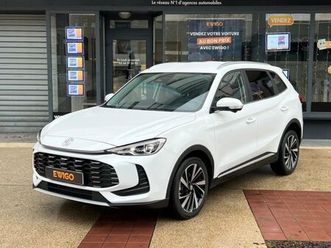 mg zs mg 1.5l hybrid+ 197ch luxury cockpit-caméra 360-sièges+volant chauff-simili cuir-carplay