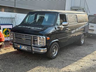 chevy cargo van g20 - innenraum neu aufgebaut