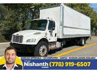 2019 freightliner m2 26' box + 3,000lb tuckaway liftgate + hydraulic
