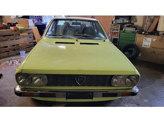 1976 lancia beta coupe jaune manuel, 5 vitesses conduite...