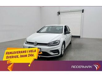 volkswagen golf 1.5 tsi r-line dragkrok kamera värmare