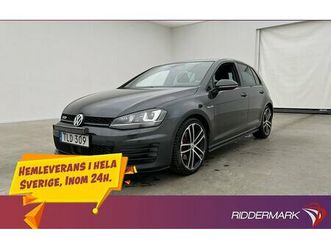 volkswagen golf gtd tdi dynaudio drag värmare kamera