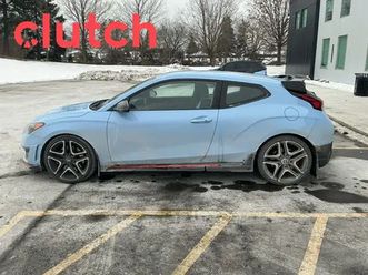 2022 hyundai veloster n dct w/ apple carplay, heated front seats