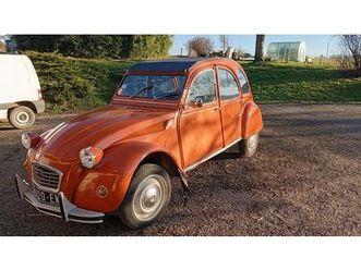 1980 citroen 2cv orange manuel, 4 vitesses conduite à gau...