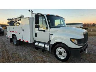 2012 international terrastar 3500lb crane air compressor mechanics ser