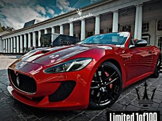maserati grancabrio 4.7 v8 mc ltd. 1 of 100 centennial