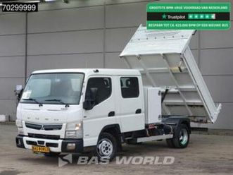 mitsubishi canter 3c15 3.0l kipper met kist dubbel cabine du — bestelauto's — marktplaats