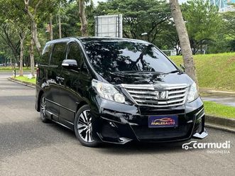 2013 toyota alphard 2.4 sc mpv/toyota alphard sc audioless 2013/unit siap pakai/bebas tabrak dan banjir/harga spesial/low km