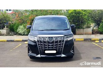 2021 toyota alphard 2.5 g mpv hitam km 30ribuan