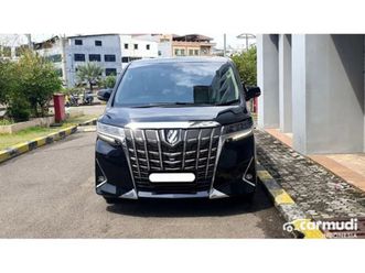 2021 toyota alphard 2.5 g mpv hitam pilotseat sunroof