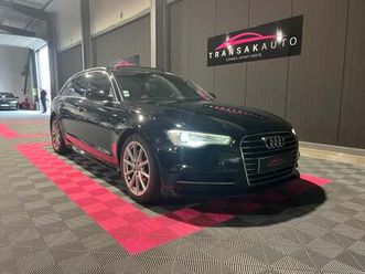 audi a6 avant s line v6 3.0 tdi 218 cv s tronic 7 + toit ouvrant + bose + sièges électriques chauffants à mémoire