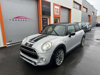 mini hatch 5 portes cooper s 192 ch bva6 red hot chili *toit ouvrant / sieges cuir chauffants