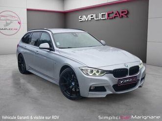 bmw série 3 touring f31 320d 184 ch m sport a - pack performance - etriers - palettes volant - gps- radars av/arr - cuir - garantie 12 mois