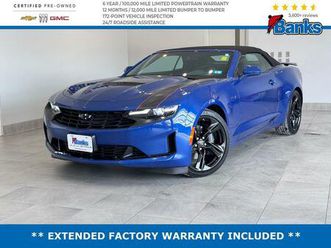 certified 2023 chevrolet camaro rwd convertible lt1