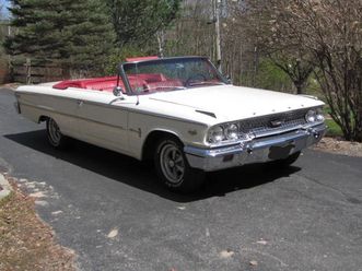 1963 ford galaxie 406 v8, edelbrock carb, power top, a/c