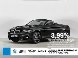 bmw 220i cabrio m-sport led navi h/k kamera leder