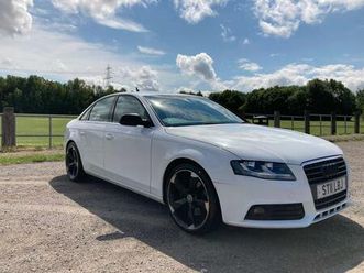 audi a4 2.0 tdi se black edition, euro 5 (start/stop) 4 door saloon, 134 bhp, 6 speed manual, 134 mph