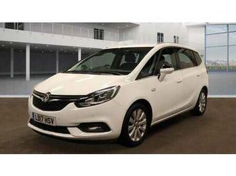 2017 vauxhall zafira 1.4t tech line 5dr auto mpv petrol automatic