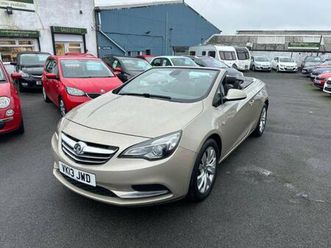 2013 vauxhall cascada 1.4t se 2dr convertible petrol manual