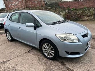 2009 toyota auris 1.33 dual vvti tr 5dr hatchback petrol manual