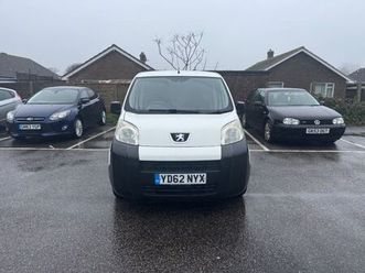 peugeot, bipper, panel van, 2013, manual, 1248 (cc)
