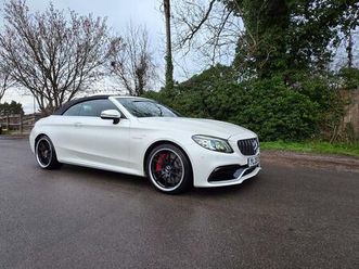 4.0 c63 v8 biturbo amg s (premium plus) cabriolet spds mct euro 6 (start/stop) 2dr