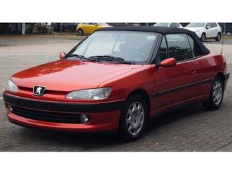 peugeot 306 cabrio tüv/scheckheft/teilleder