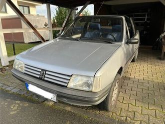 peugeot 205 cj cabrio mit windschott