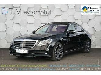 mercedes-benz s-razred s 350d 4-matic 9g-tronic exclusive 286km airmatic