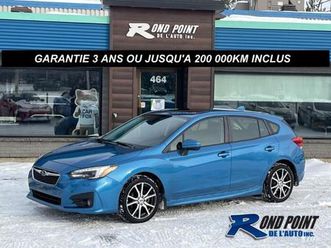 2017 subaru impreza sport garantie 3 ans ou jusqu'a 200 000km inclus