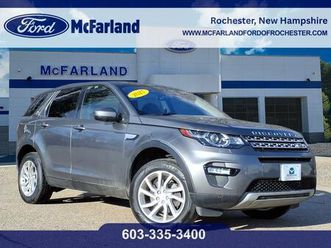 used 2017 land rover discovery sport hse