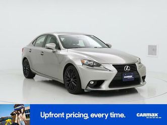 used 2015 lexus is 250 crafted line