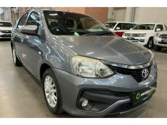 2018 toyota etios 1.5 xs