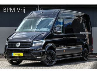 volkswagen crafter l3h3 2.0tdi 177pk aut. | 2xschuifdeur | 3.500kg trekgewicht | achteruitrijcamera | 19'' | deep black