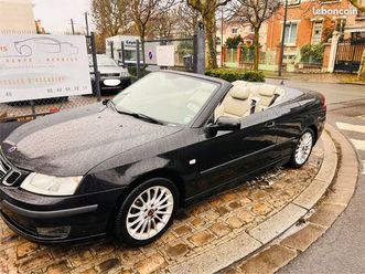 saab 9-3 ii cabriolet 1.8 t 150 jet-black