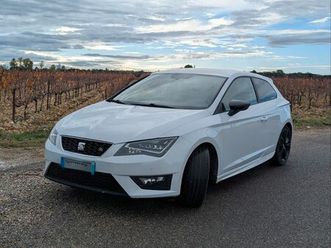 seat leon 3 sc 180 ch 2015 3 portes pack aéro intérieur similicuir alcantara