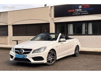 mercedes classe e 220d 2.2d 170 ch cabriolet sport line 7g-tronic+ / a207 phase 2