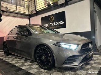 mercedes classe a 200 d 8g-dct amg line, 2021, 68500 kms, toit ouvrant, matrix led, led int, sieges elec, garantie mer