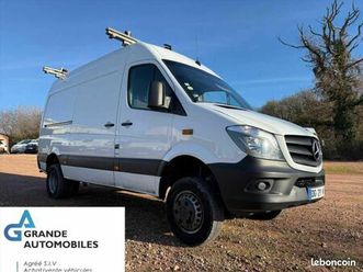 mercedes sprinter 516 cdi 4x4 - 3 places- 1e main historique comple